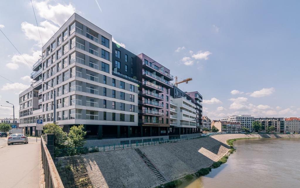 Apartament Studio Z Widokiem Na Odre Bulwary Ksiazece Wrocław Eksteriør billede